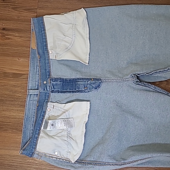 Signature by Levi Strauss Blue Boyfriend Jeans for women zise 14 used good condi - Picture 12 of 14